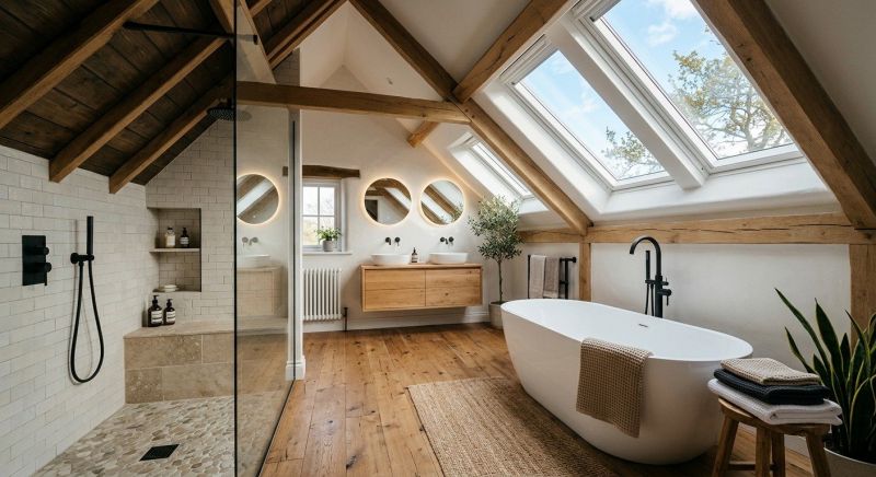 Attic Bathroom Remodeling in Whatcom County, WA