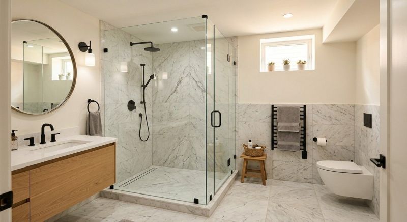 Basement Bathroom Remodeling in Whatcom County, WA