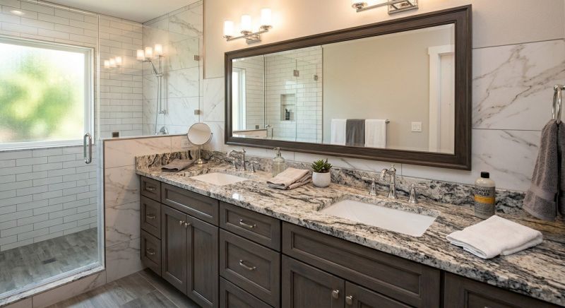 Granite Shower Installation in Whatcom County, WA